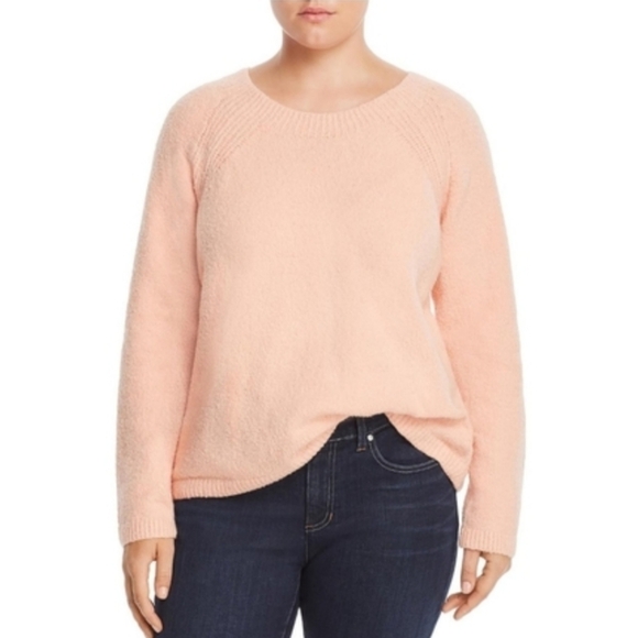 Eileen Fisher Organic Cotton Blend Peach Sweater size Medium - Picture 1 of 5